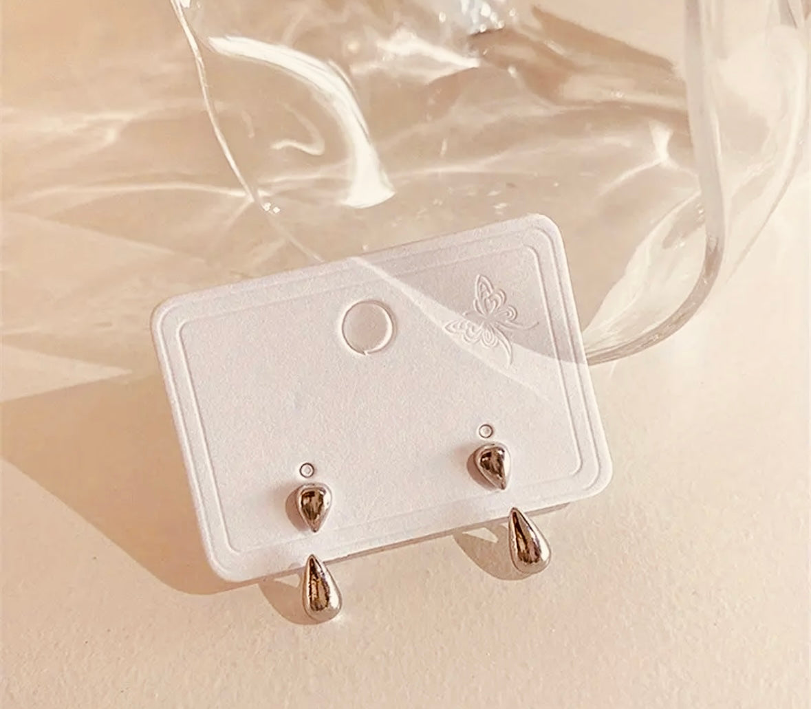 Boucles d'oreilles pour femme style goutte d'eau
