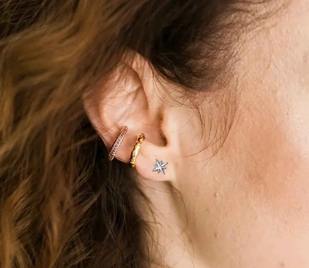 paire de boucles d'oreilles élégantes en argent sterling 925