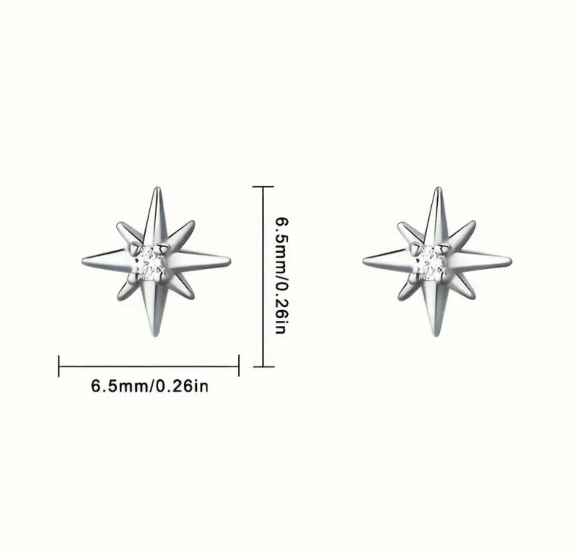 paire de boucles d'oreilles élégantes en argent sterling 925