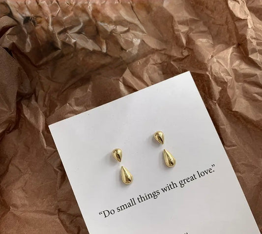 Boucles d'oreilles pour femme style goutte d'eau