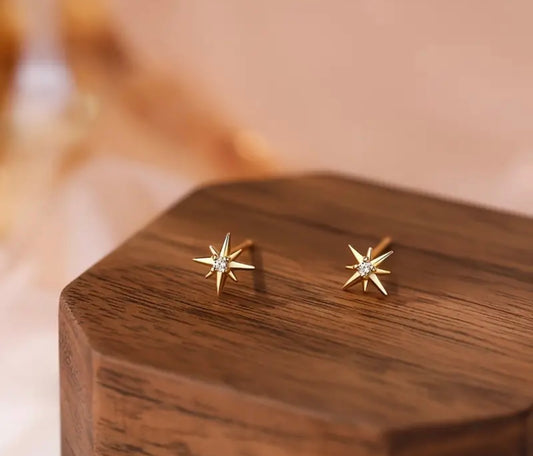 paire de boucles d'oreilles élégantes en argent sterling 925